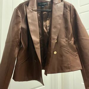Marc New York Brown Blazer Tailored Suit Jacket